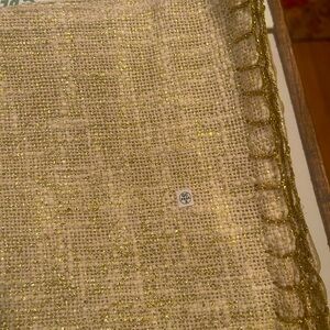 8 Gold metallic edged Rachel Zoe large placemats. New.